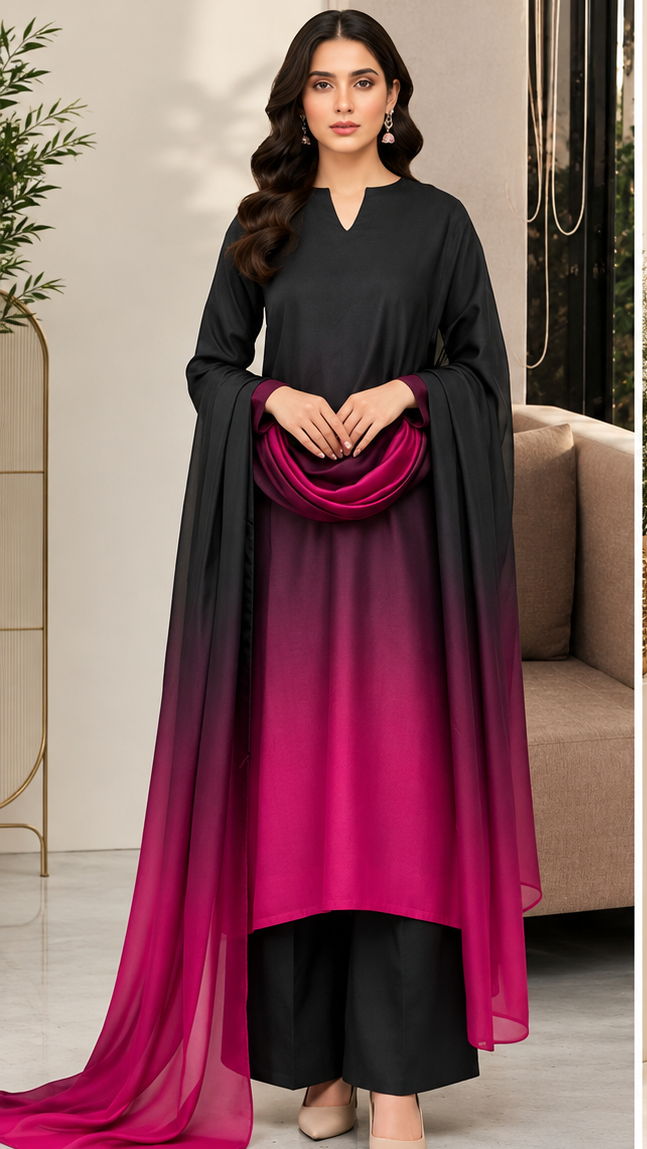 Silk Printed 3Pc (RD-01)