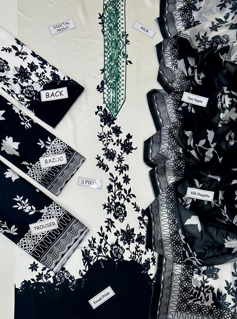 Silk Printed 3Pc