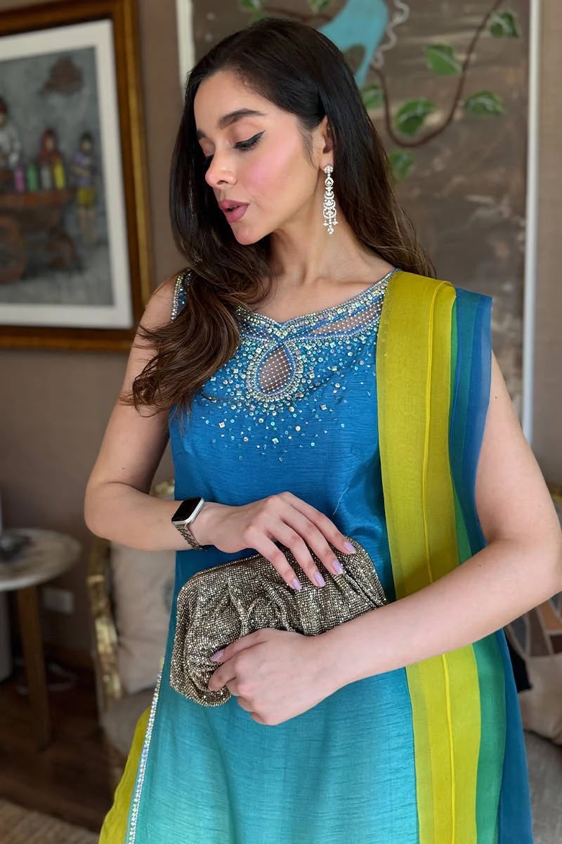 Silk Embroiderd 3PC