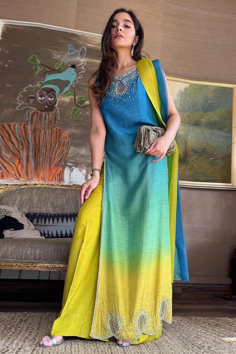 Silk Embroiderd 3PC