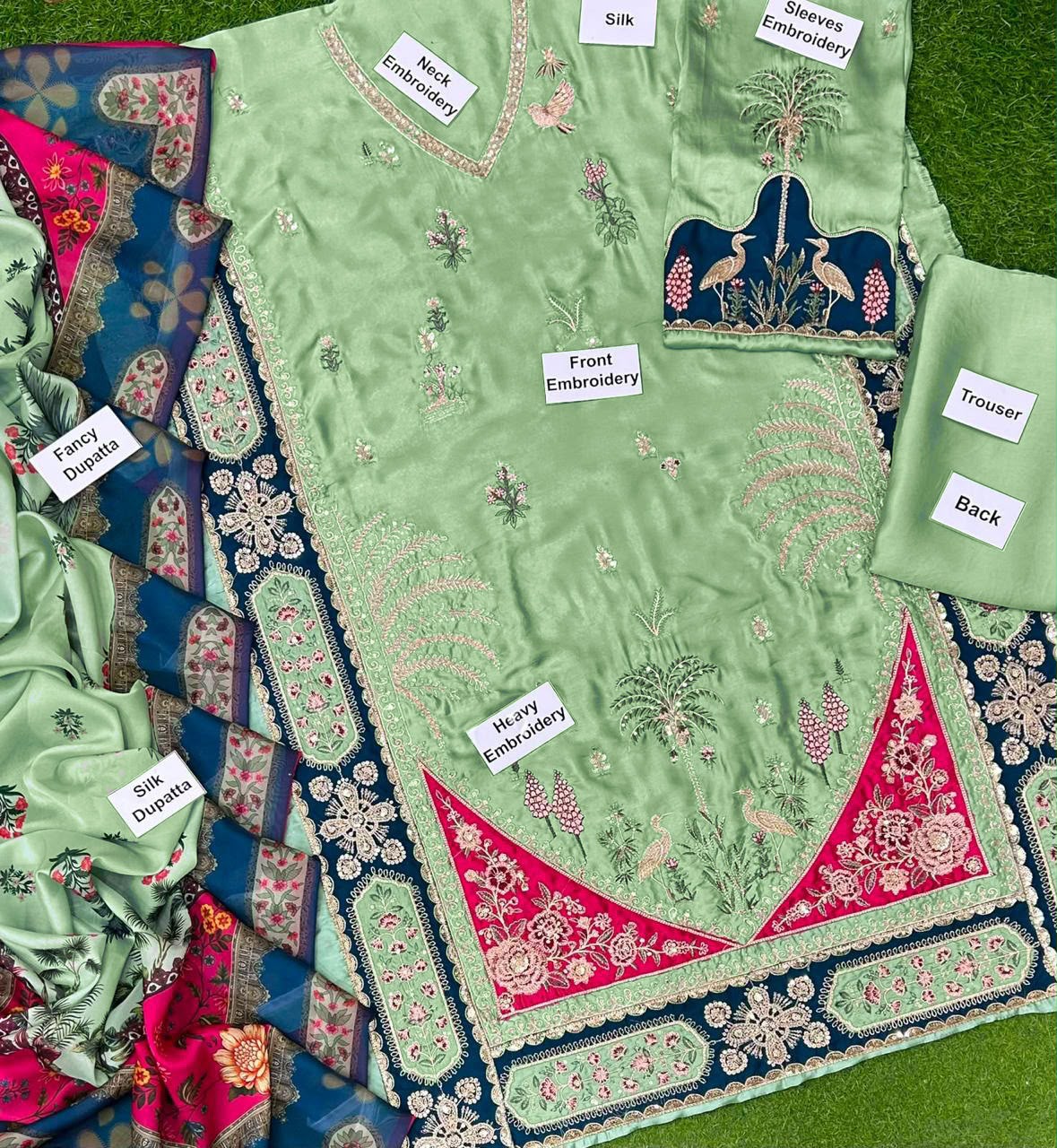 Ethnic Viral Kaftaan HM-001 Pista